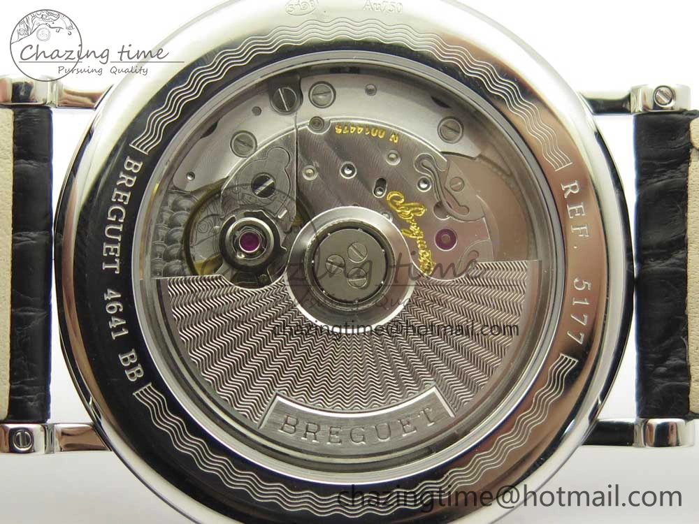 Classique Auto 5177 SS 3463 MK 1:1 Best Edition White Dial Numeral Markers On Black Leather Strap A777Q V2