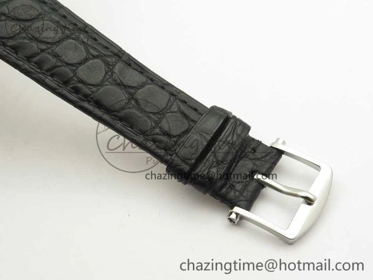 Classique Auto 5177 SS 3463 MK 1:1 Best Edition White Dial Numeral Markers On Black Leather Strap A777Q V2