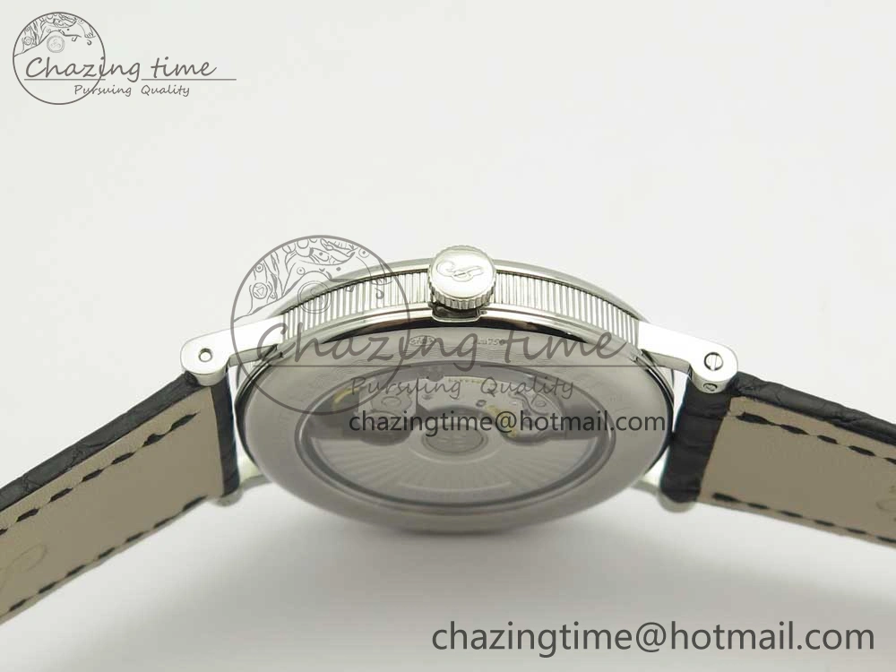 Classique Auto 5177 SS 3463 MK 1:1 Best Edition White Dial Numeral Markers On Black Leather Strap A777Q V2