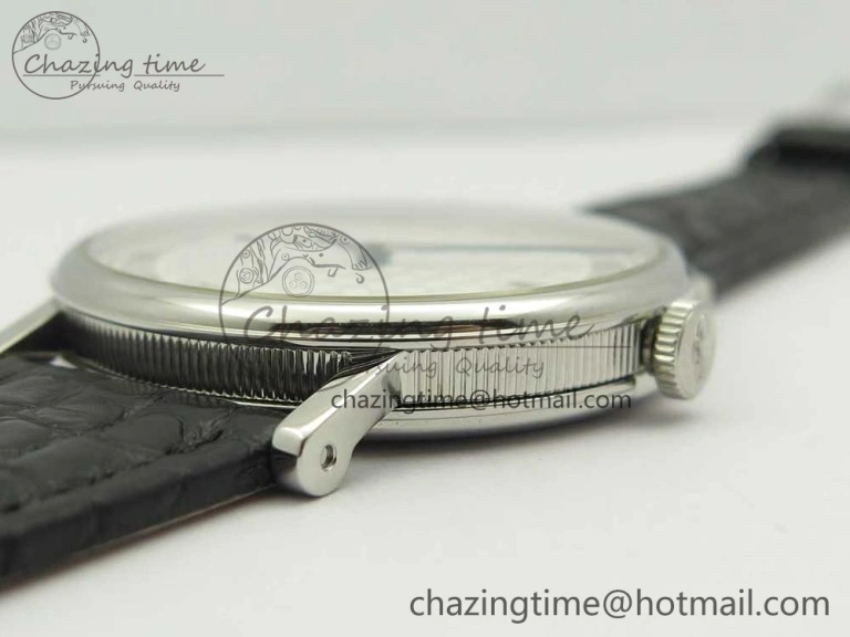 Classique Auto 5177 SS 3944 MK 1:1 Best Edition White Dial Numeral Markers On Black Leather A777Q V2