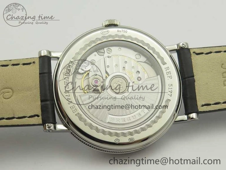Classique Auto 5177 SS FK 1:1 Best Edition White Dial Diamonds Bezel on Black Leather Strap MIYOTA 9015
