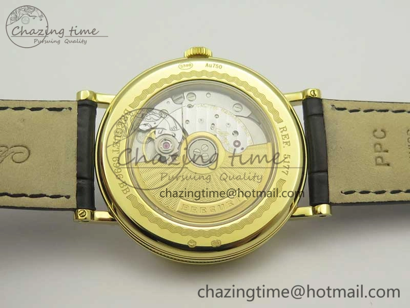 Classique Auto 5177 YG FK 1:1 Best Edition White Plaid Textured Dial on Black Leather Strap MIYOTA 9015