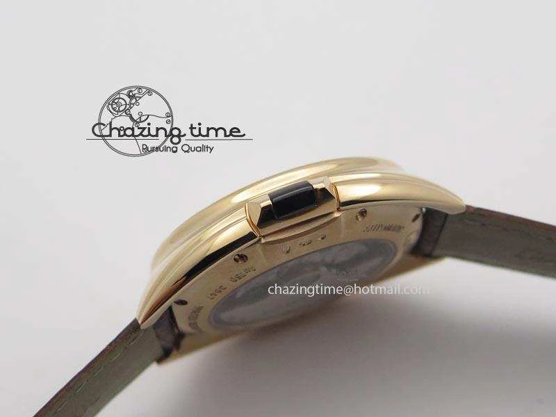 Cle de Cartier RG 35mm V6F Best Edition White Textured Dial On Deep Brown Leather Strap MIYOTA9015