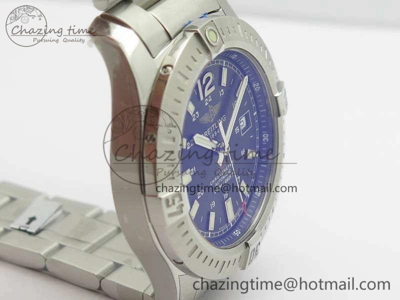 Clot Chronometer SS GF 1:1 Best Edition Black Sticks Marker Dial On SS Bracelet A2824