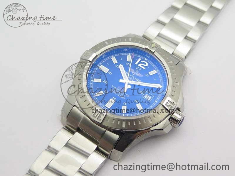 Clot Chronometer SS GF 1:1 Best Edition Black Sticks Marker Dial On SS Bracelet A2824