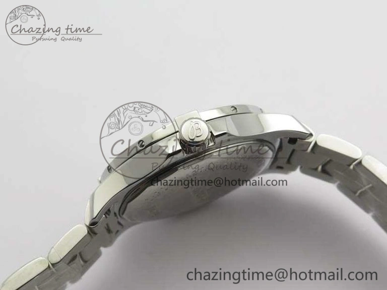 Clot Chronometer SS GF 1:1 Best Edition Black Sticks Marker Dial On SS Bracelet A2824