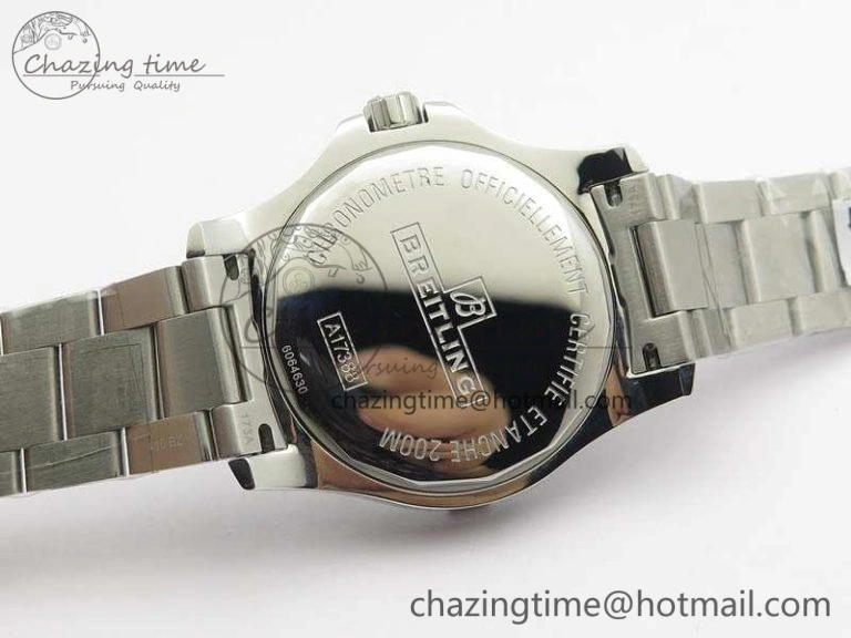 Clot Chronometer SS GF 1:1 Best Edition Black Sticks Marker Dial On SS Bracelet A2824