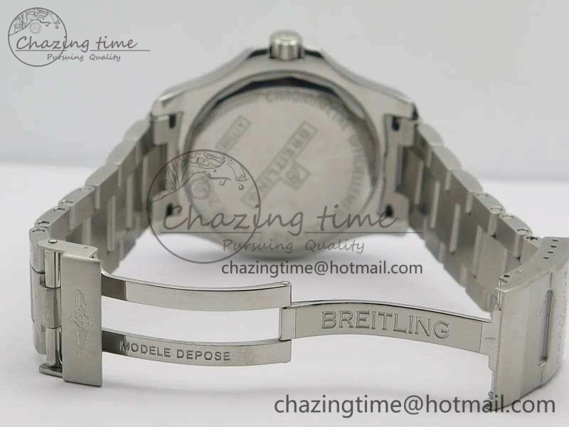 Clot Chronometer SS GF 1:1 Best Edition Blue Sticks Marker Dial On SS Bracelet A2824