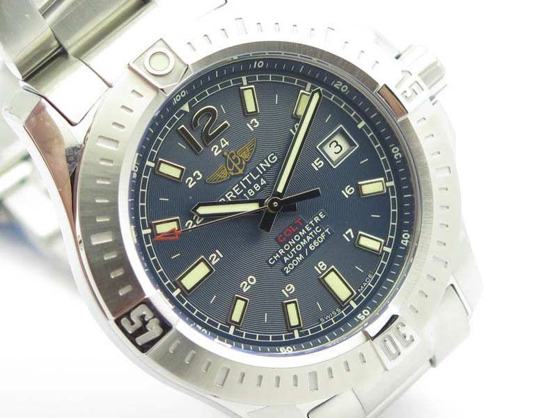 Clot Chronometer SS GF 1:1 Best Edition Blue Sticks Marker Dial On SS Bracelet A2824