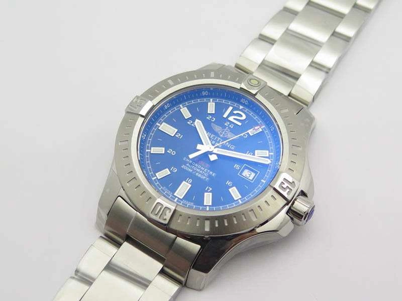 Clot Chronometer SS GF 1:1 Best Edition Blue Sticks Marker Dial On SS Bracelet A2824