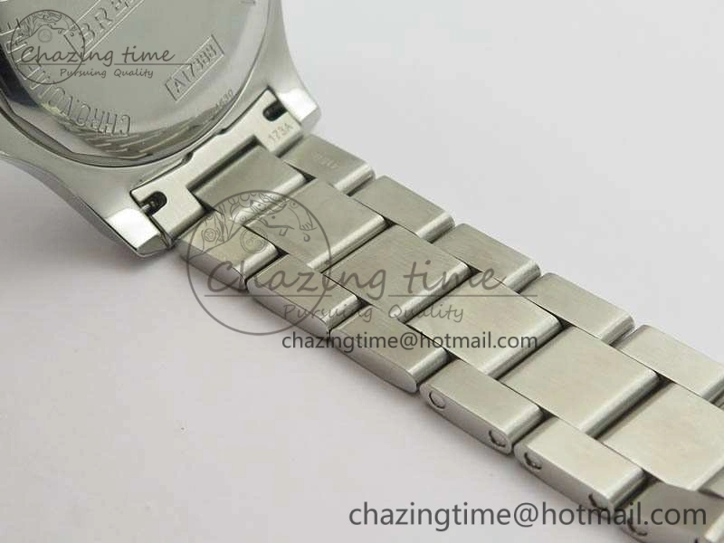 Clot Chronometer SS GF 1:1 Best Edition Blue Sticks Marker Dial On SS Bracelet A2824