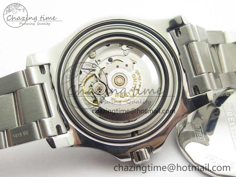 Clot Chronometer SS GF 1:1 Best Edition Blue Sticks Marker Dial On SS Bracelet A2824