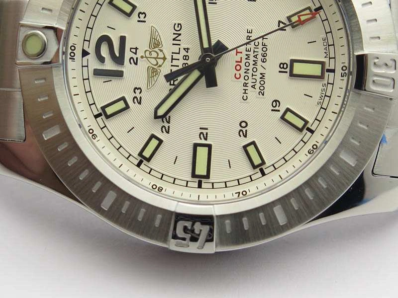 Clot Chronometer SS GF 1:1 Best Edition White Sticks Marker Dial On SS Bracelet A2824