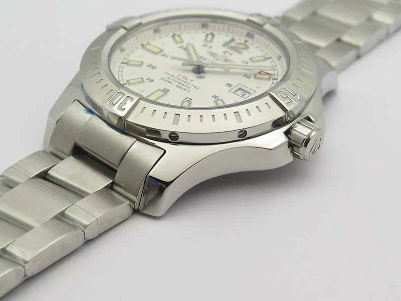 Clot Chronometer SS GF 1:1 Best Edition White Sticks Marker Dial On SS Bracelet A2824