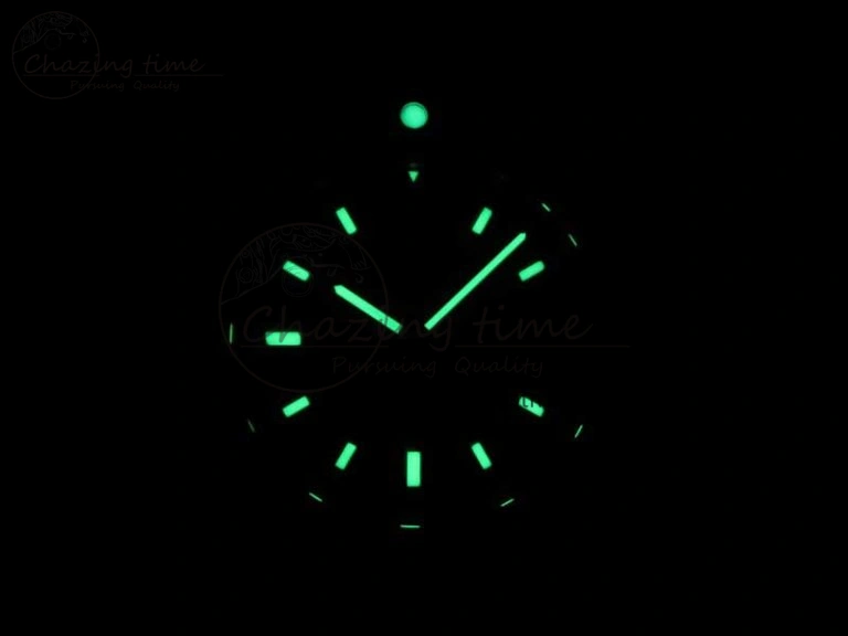 Clot Chronometer SS UBF 1-1 Best Edition Black Sticks Marker Dial on Black Leather Strap A2824