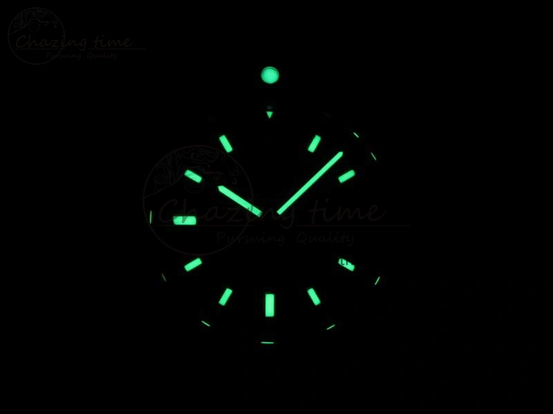 Clot Chronometer SS UBF 1-1 Best Edition Black Sticks Marker Dial on Black Leather Strap A2824