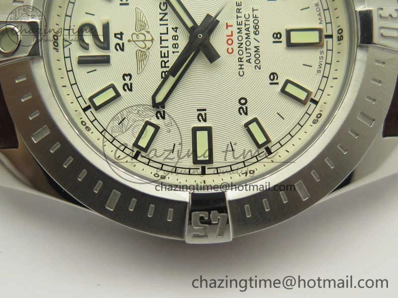 Clot Chronometer SS UBF 1:1 Best Edition White Sticks Marker Dial on Brown Leather Strap A2824