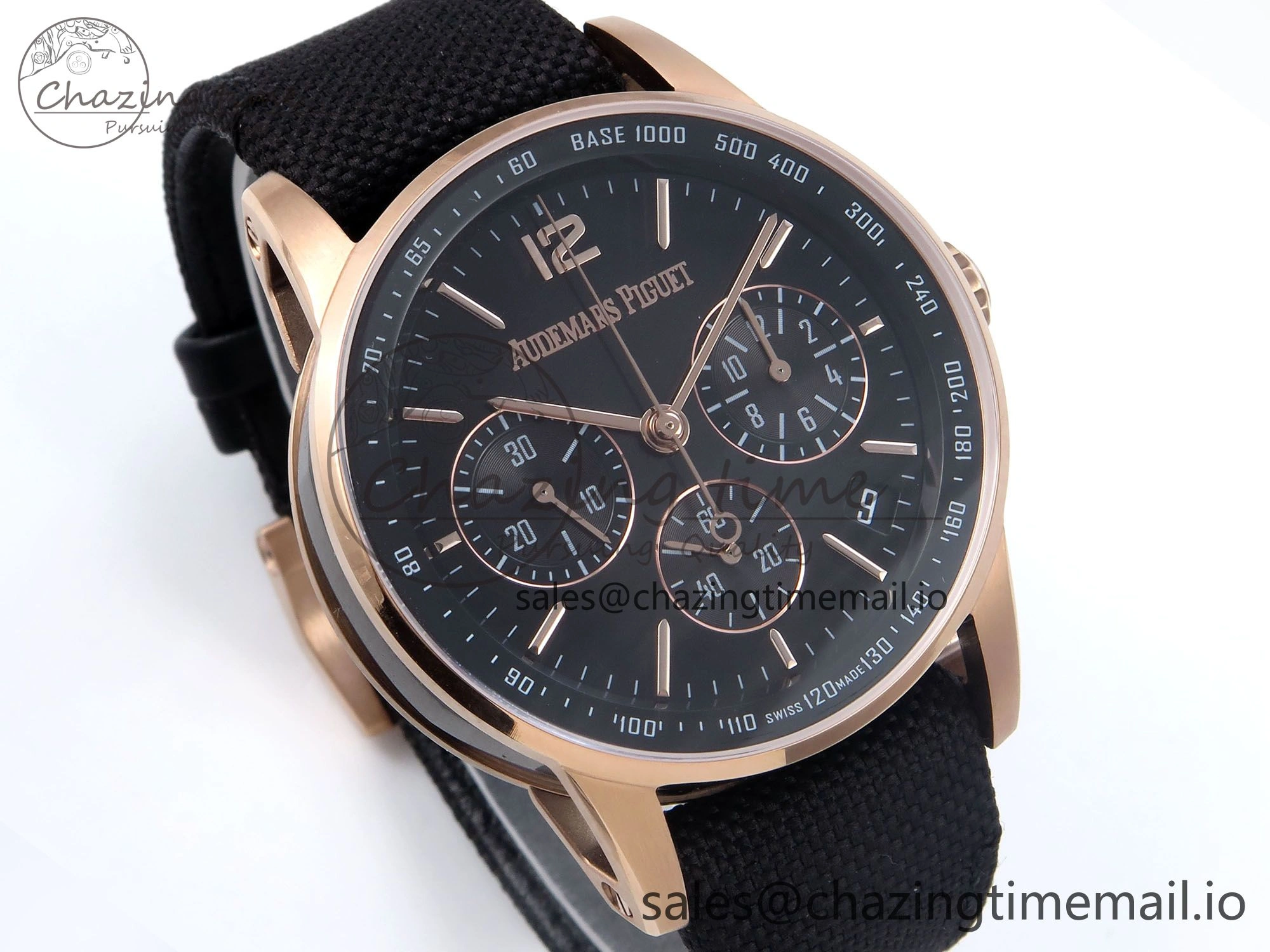 Code 11.59 Chrono 26393 RG APPF Best Edition Gray Dial on Black Nylon Strap A4401