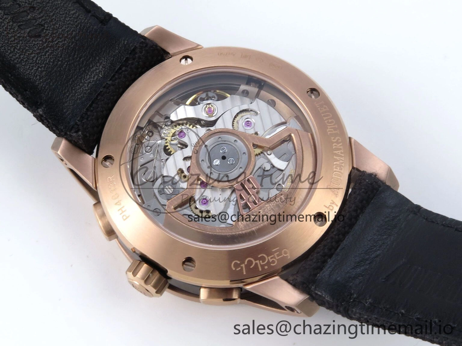 Code 11.59 Chrono 26393 RG APPF Best Edition Gray Dial on Black Nylon Strap A4401