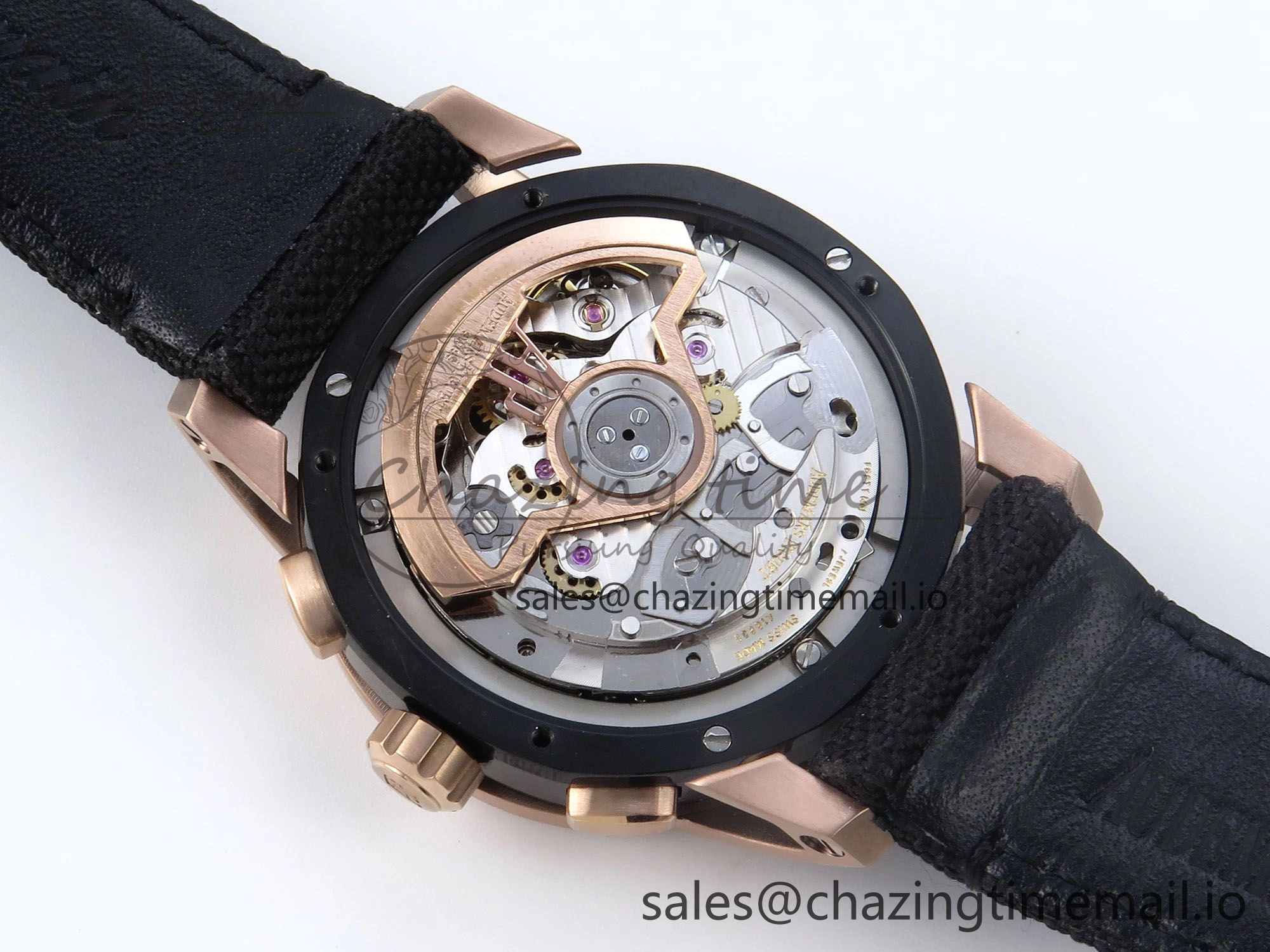 Code 11.59 Chrono 26393 RG APPF Best Edition Gray Dial on Black Nylon Strap A4401