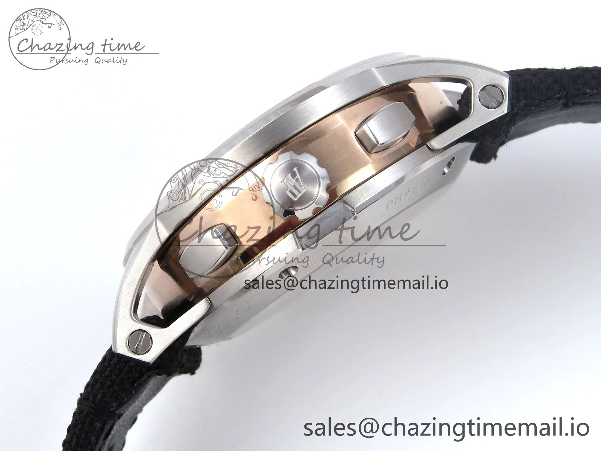 Code 11.59 Chrono 26393 SS APPF Best Edition Gray RG Dial on Black Nylon Strap A4401
