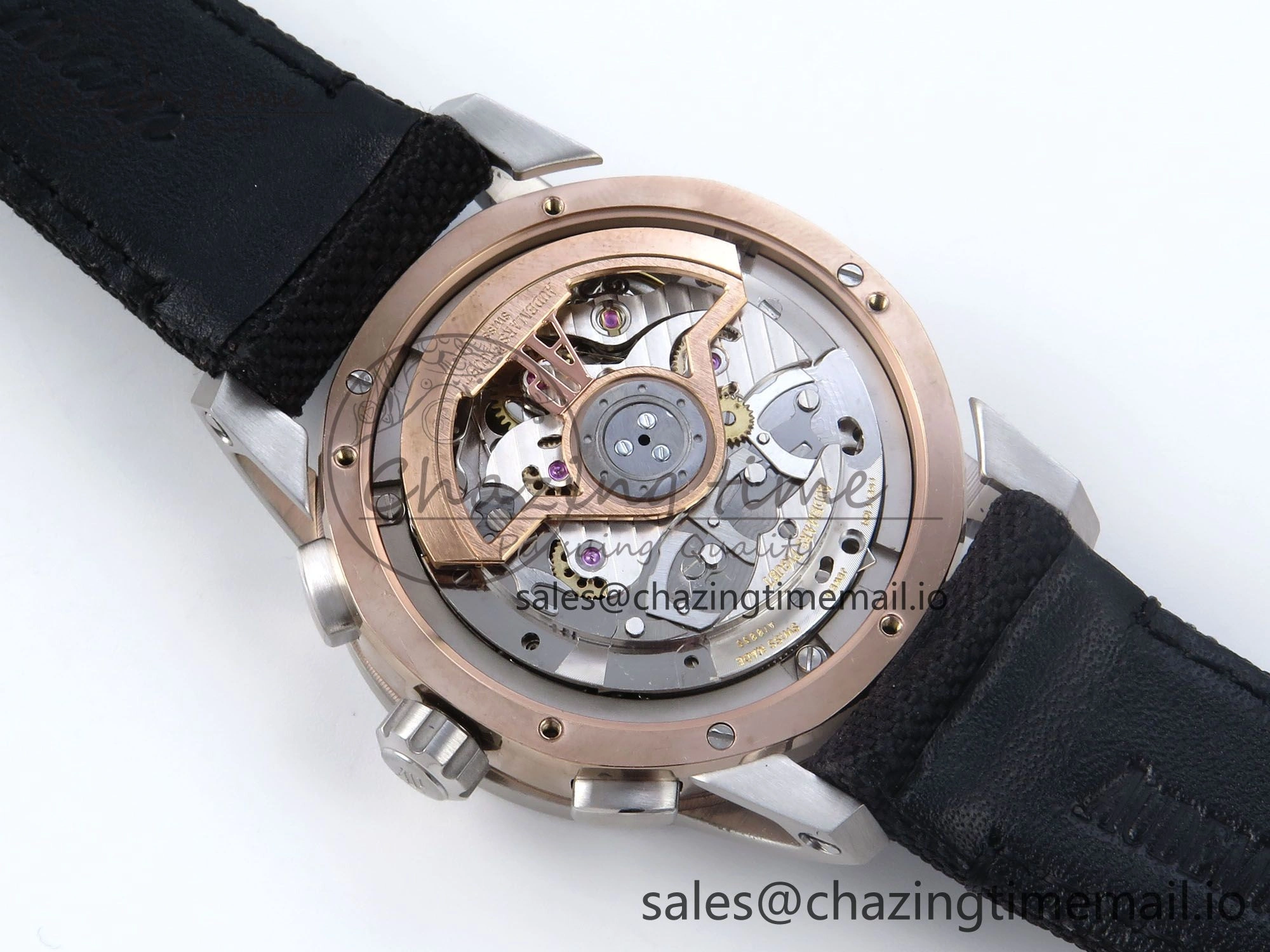 Code 11.59 Chrono 26393 SS APPF Best Edition Gray RG Dial on Black Nylon Strap A4401
