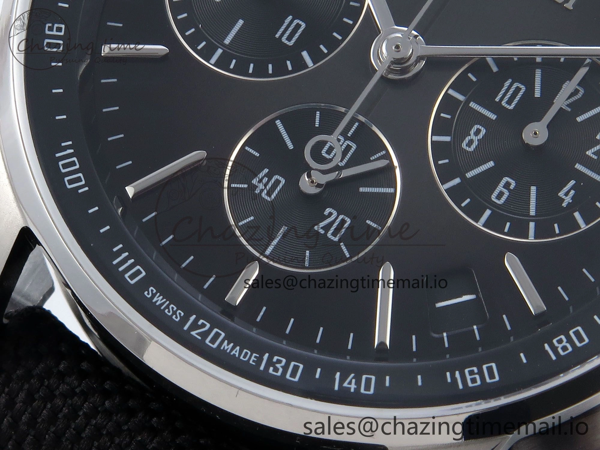 Code 11.59 Chrono 26393 SS APPF Best Edition Gray SS Dial on Black Nylon Strap A4401