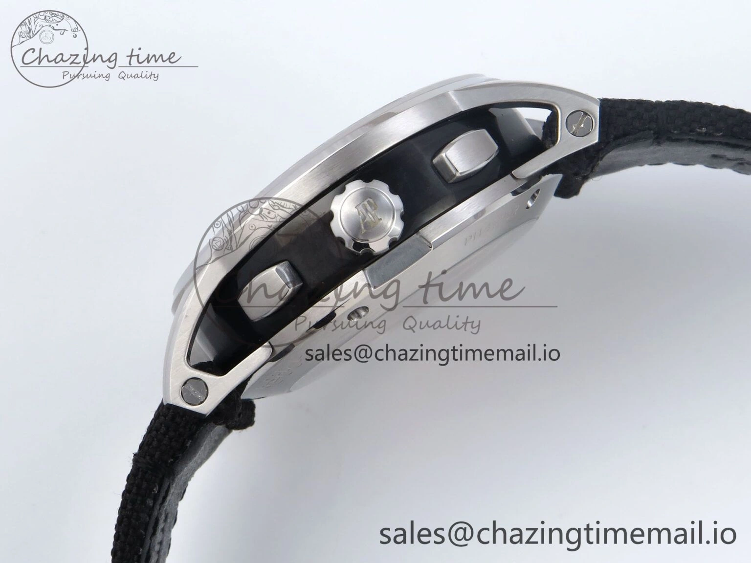 Code 11.59 Chrono 26393 SS APPF Best Edition Gray SS Dial on Black Nylon Strap A4401