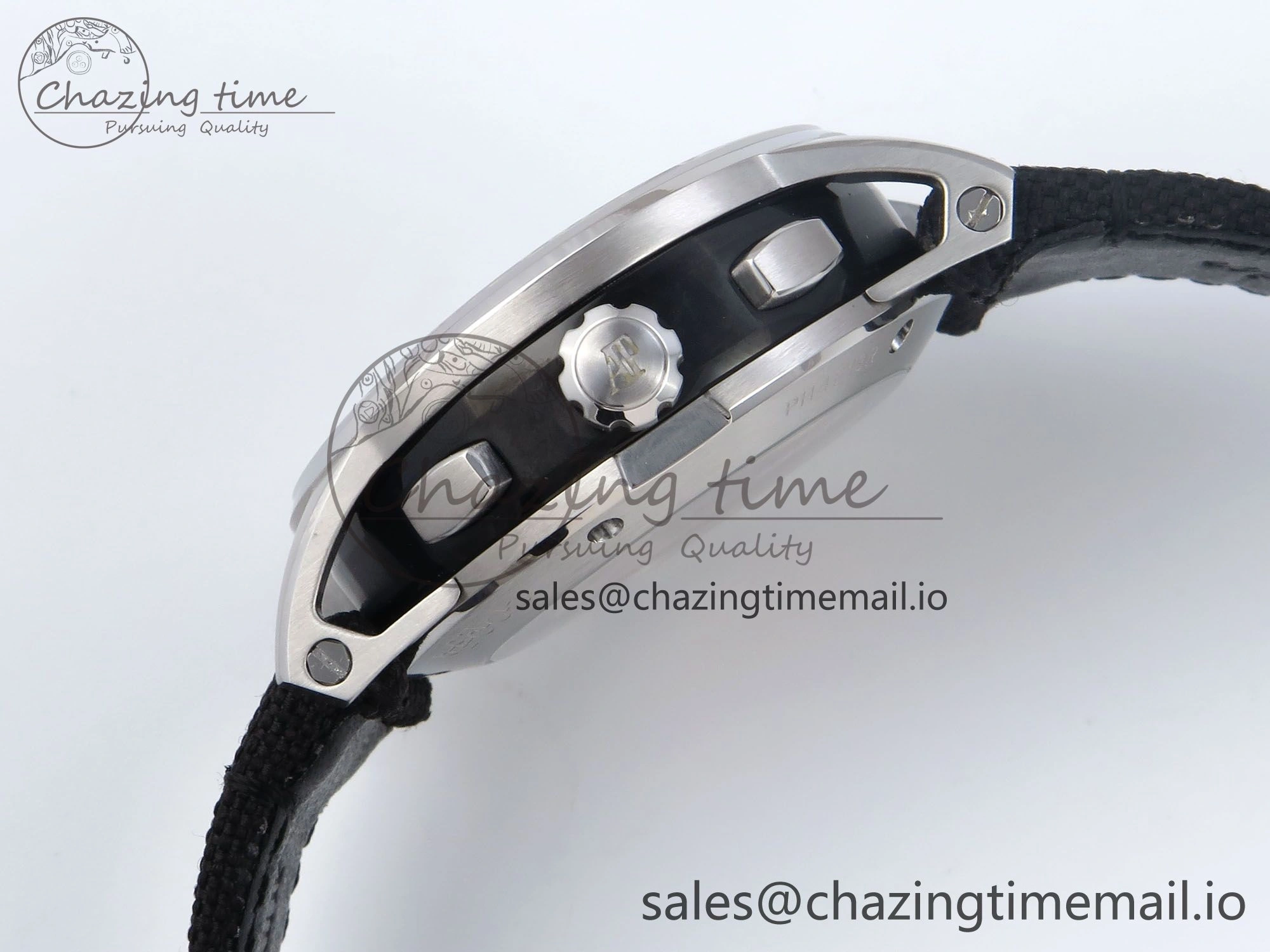 Code 11.59 Chrono 26393 SS APPF Best Edition Gray SS Dial on Black Nylon Strap A4401