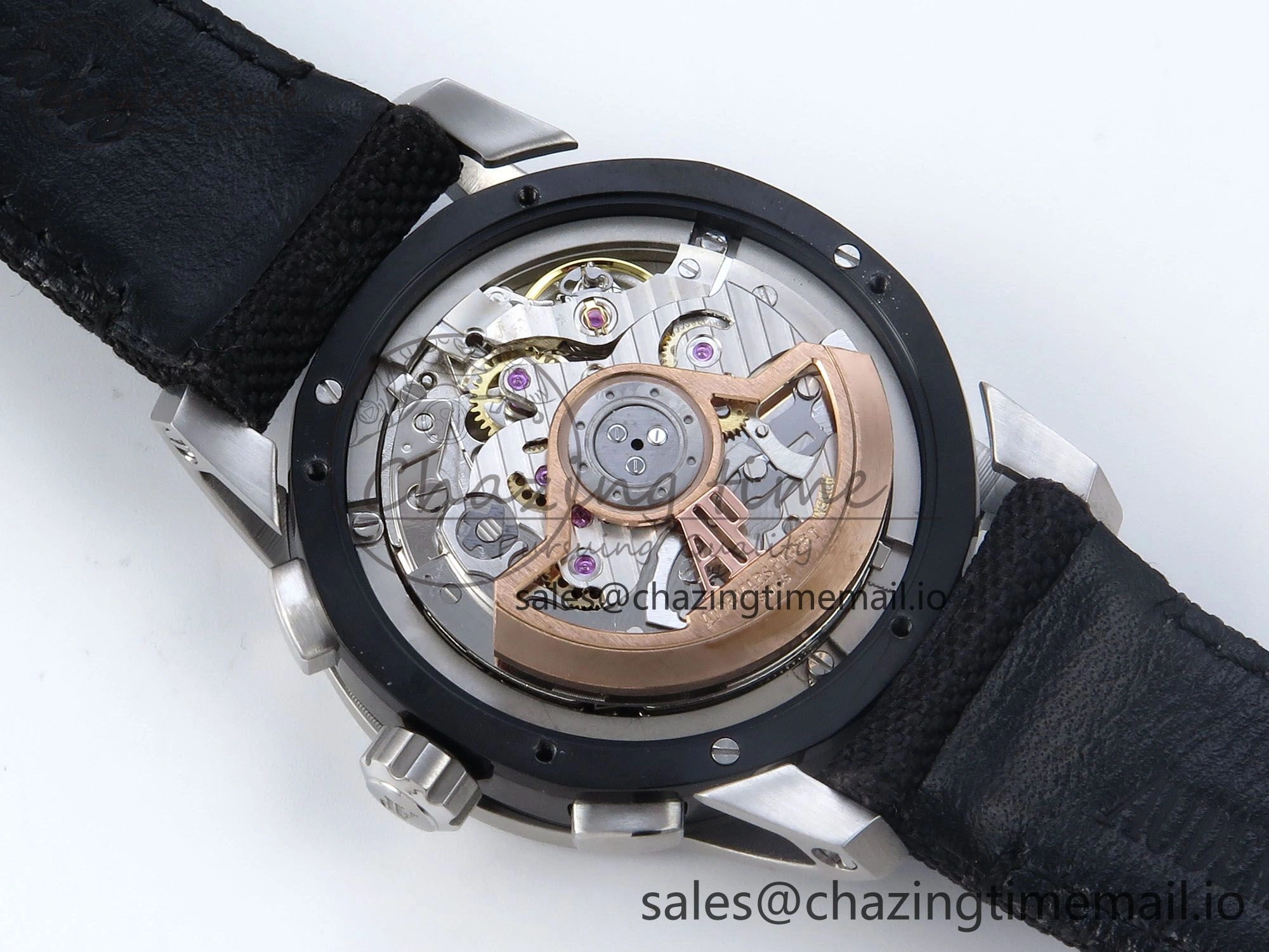 Code 11.59 Chrono 26393 SS APPF Best Edition Gray SS Dial on Black Nylon Strap A4401