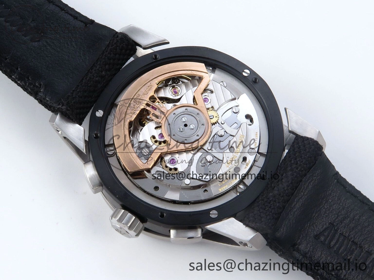 Code 11.59 Chrono 26393 SS APPF Best Edition Gray SS Dial on Black Nylon Strap A4401