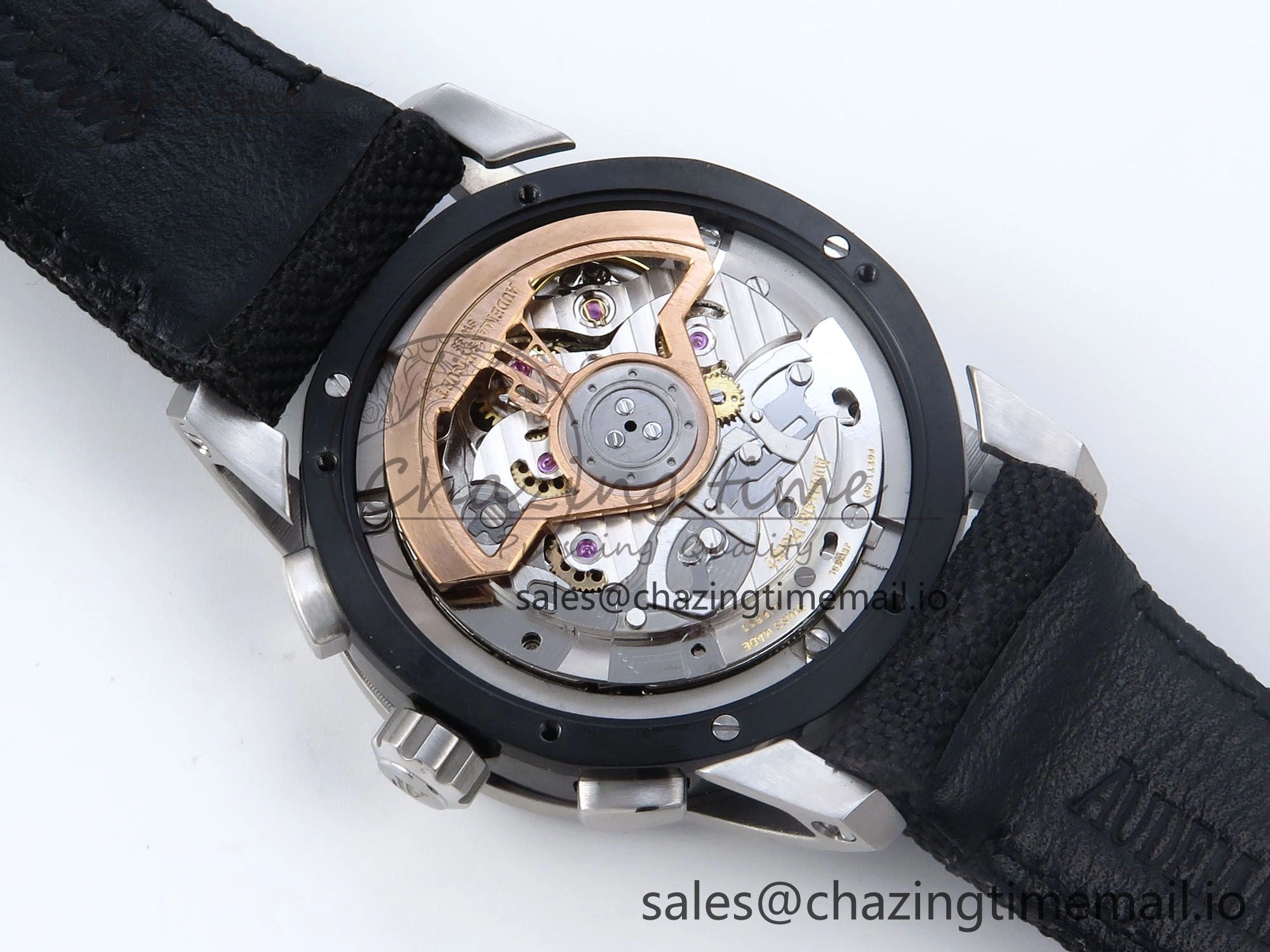 Code 11.59 Chrono 26393 SS APPF Best Edition Gray SS Dial on Black Nylon Strap A4401
