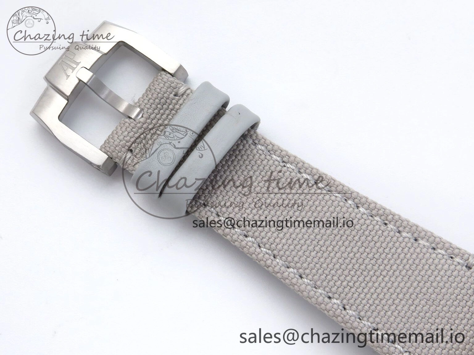 Code 11.59 Chrono 26393 SS APPF Best Edition Silver Dial on White Nylon Strap A4401