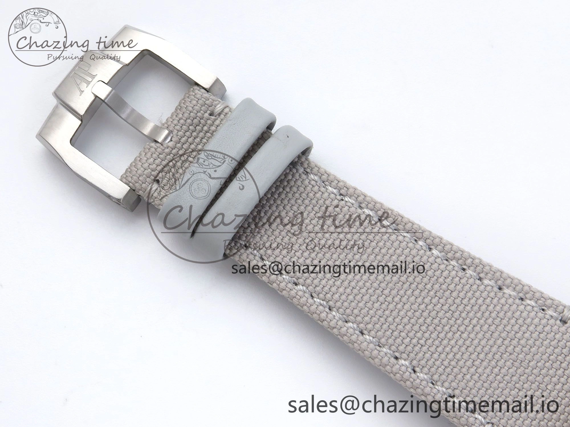 Code 11.59 Chrono 26393 SS APPF Best Edition Silver Dial on White Nylon Strap A4401