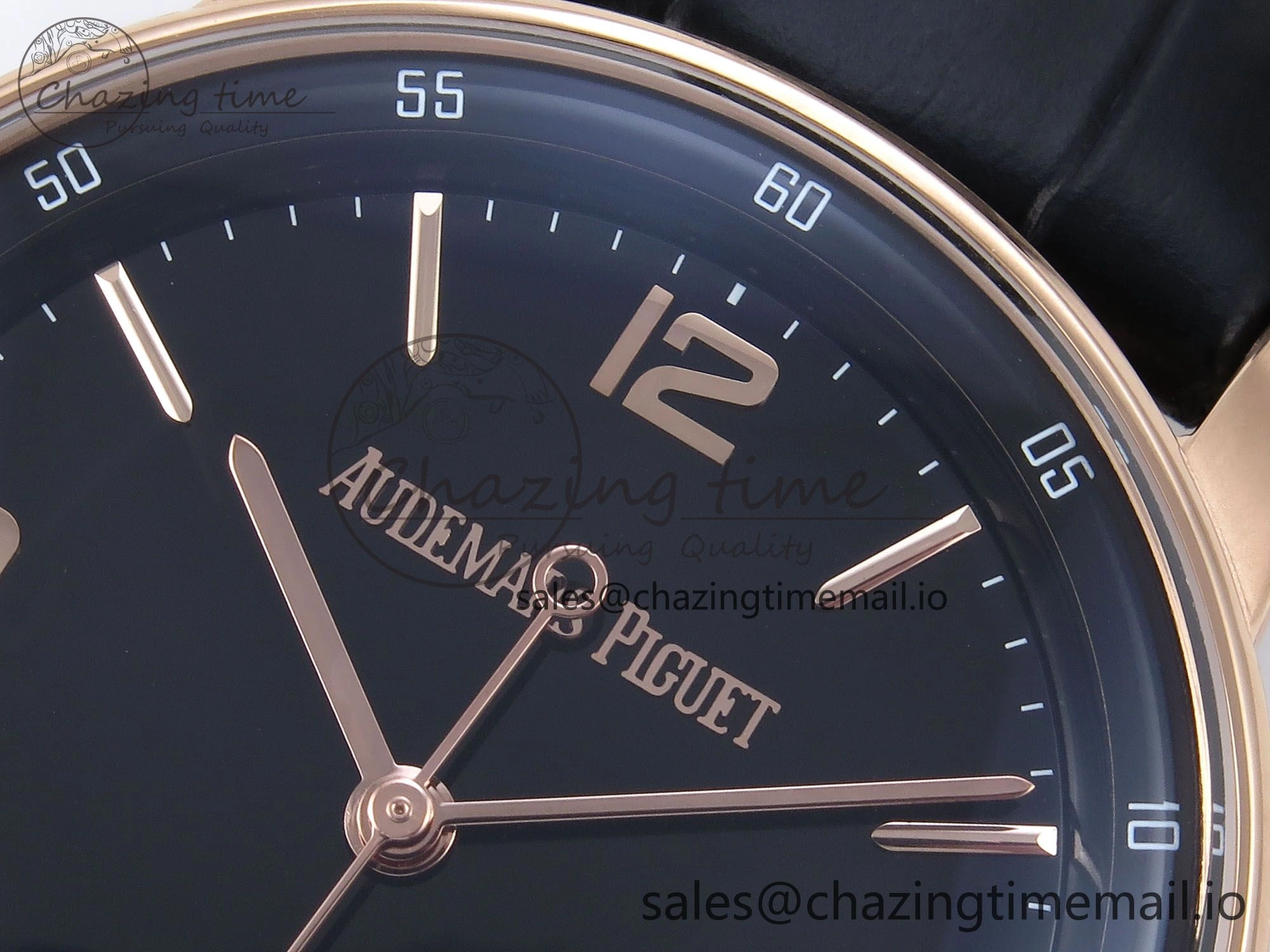 Code 11.59 RG 15210 APSF 1:1 Best Edition Black Dial on Black Leather Strap SA4302 Super Clone