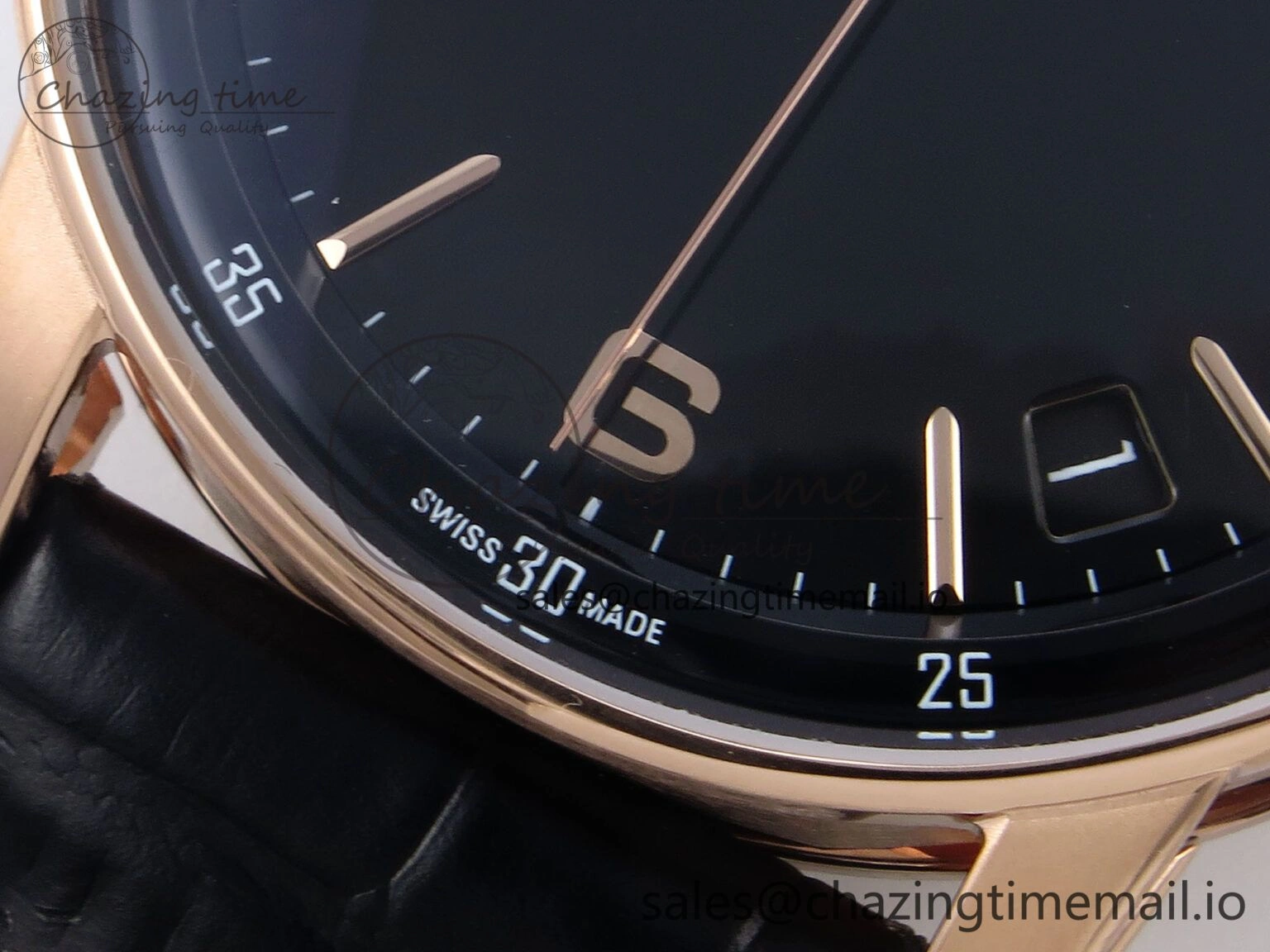 Code 11.59 RG 15210 APSF 1:1 Best Edition Black Dial on Black Leather Strap SA4302 Super Clone