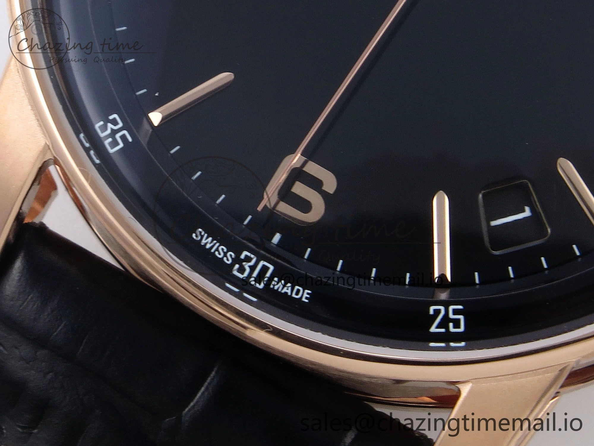 Code 11.59 RG 15210 APSF 1:1 Best Edition Black Dial on Black Leather Strap SA4302 Super Clone