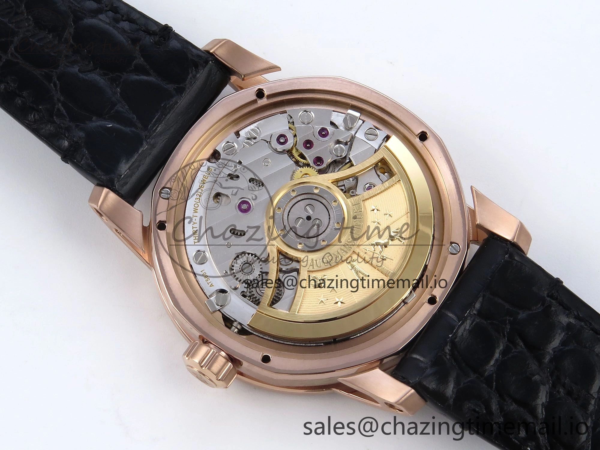 Code 11.59 RG 15210 APSF 1:1 Best Edition Black Dial on Black Leather Strap SA4302 Super Clone