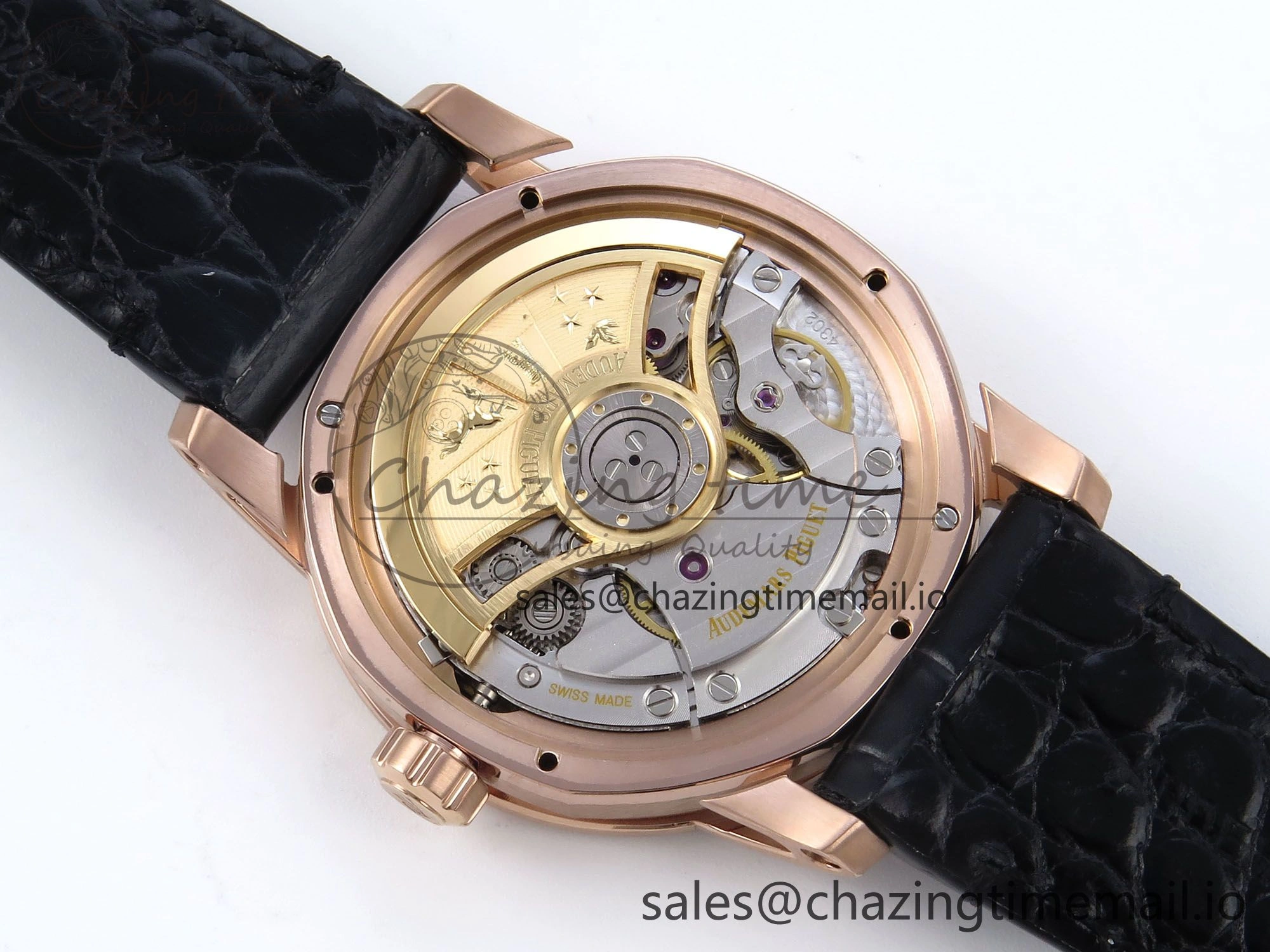 Code 11.59 RG 15210 APSF 1:1 Best Edition Black Dial on Black Leather Strap SA4302 Super Clone