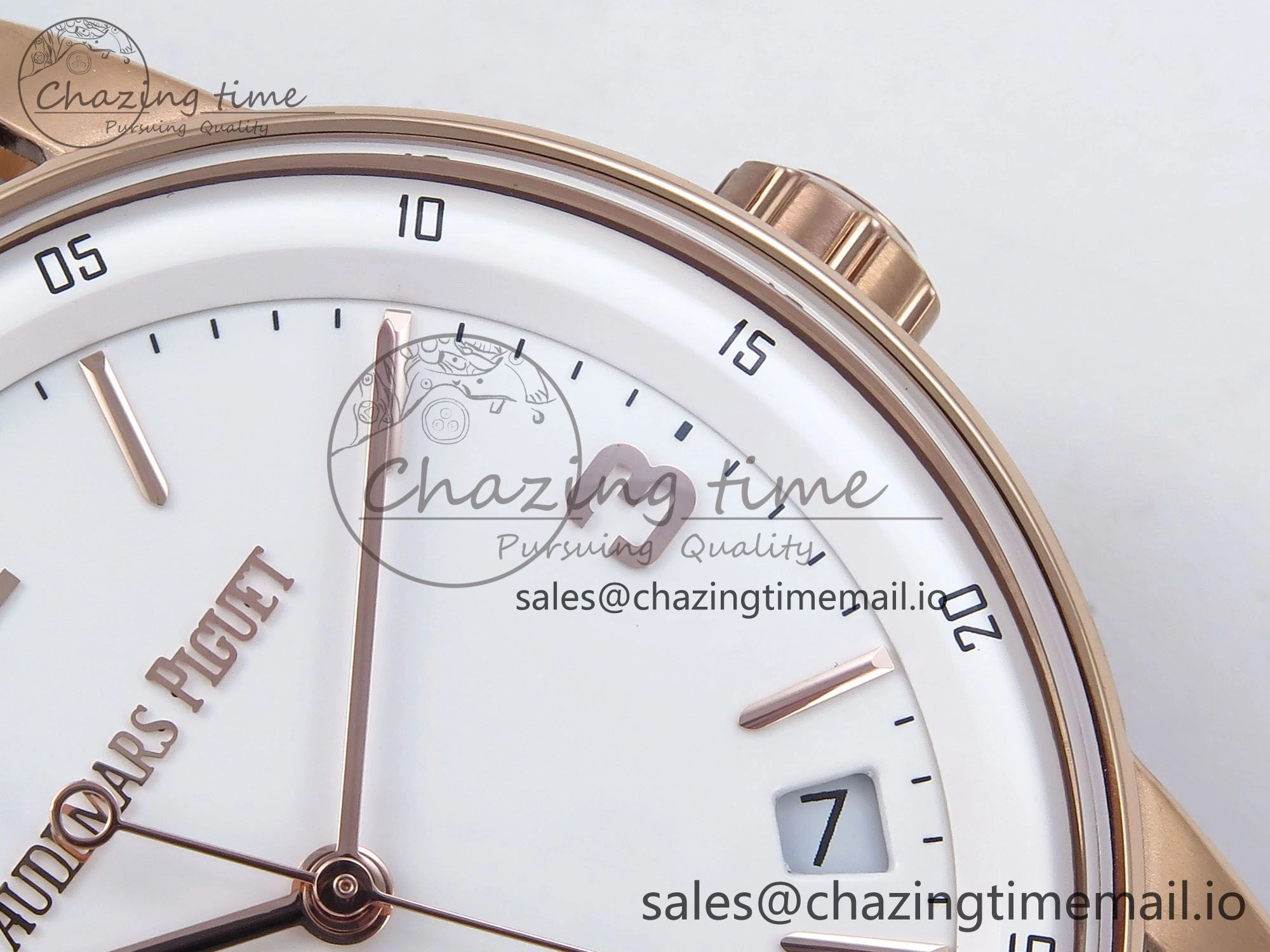 Code 11.59 RG 15210 APSF 1:1 Best Edition White Dial on Brown Leather Strap SA4302 Super Clone