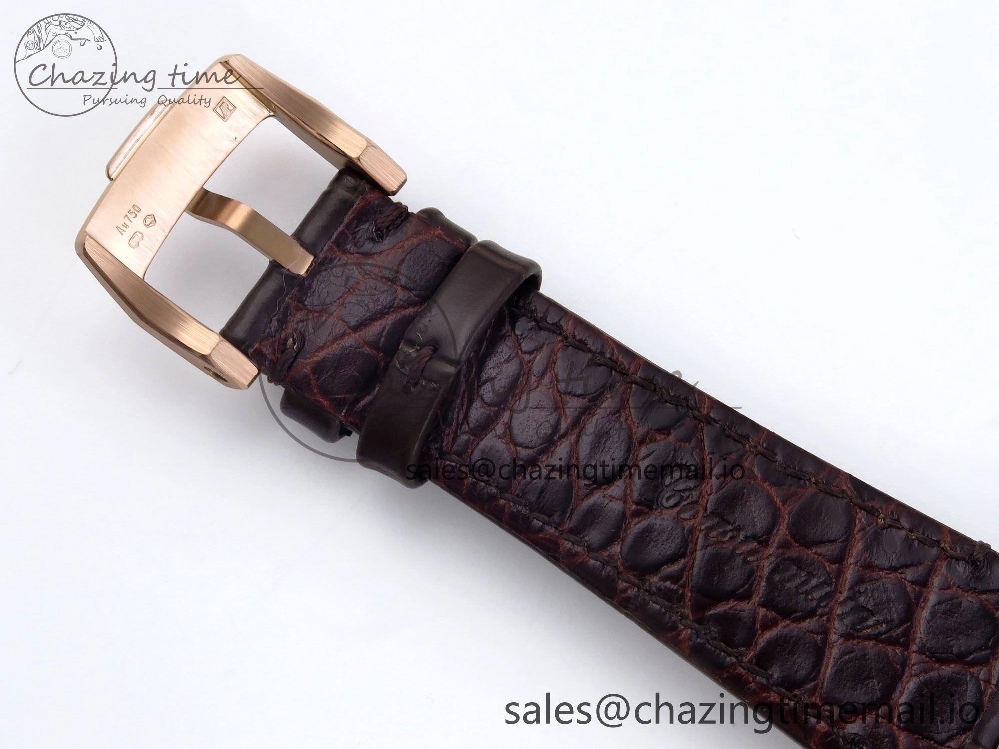 Code 11.59 RG 15210 APSF 1:1 Best Edition White Dial on Brown Leather Strap SA4302 Super Clone