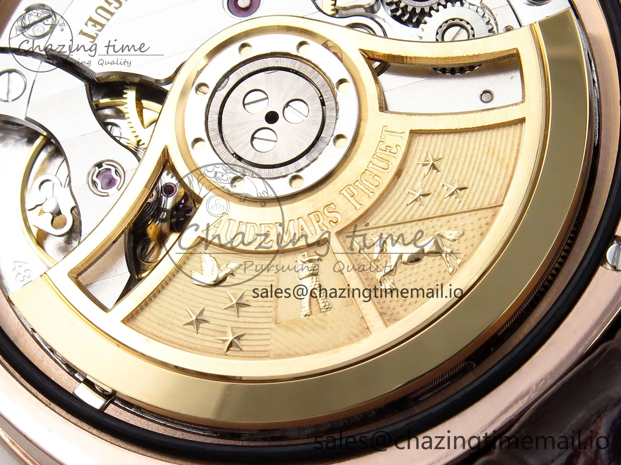 Code 11.59 RG 15210 APSF 1:1 Best Edition White Dial on Brown Leather Strap SA4302 Super Clone