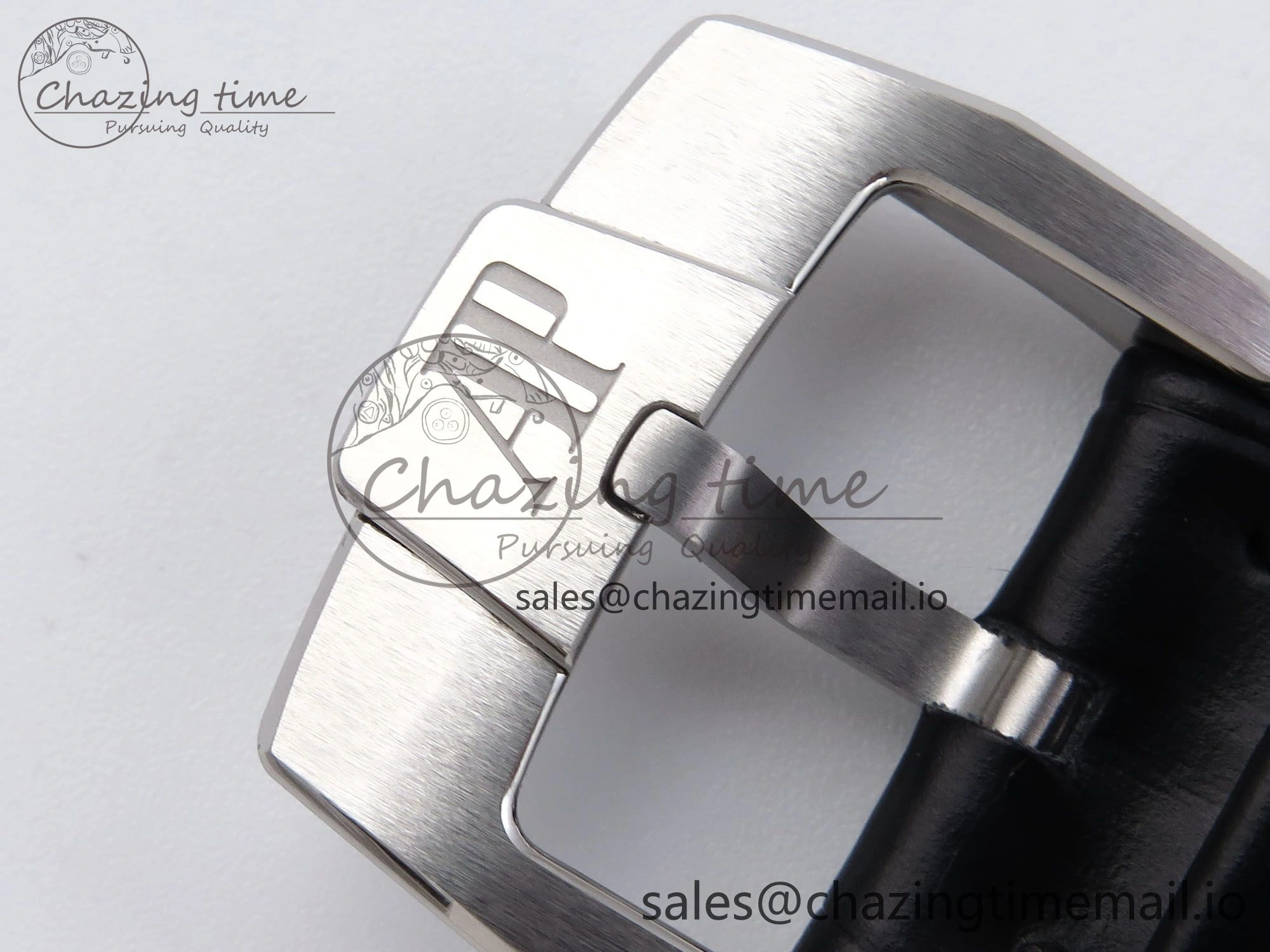 Code 11.59 SS 15210 APSF 1:1 Best Edition Black Dial on Black Leather Strap SA4302 Super Clone