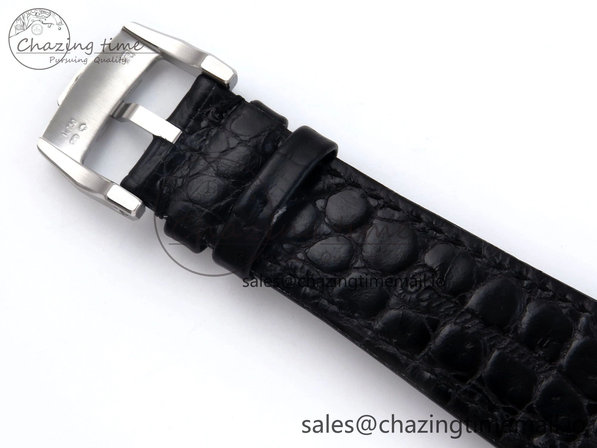 Code 11.59 SS 15210 APSF 1:1 Best Edition Black Dial on Black Leather Strap SA4302 Super Clone