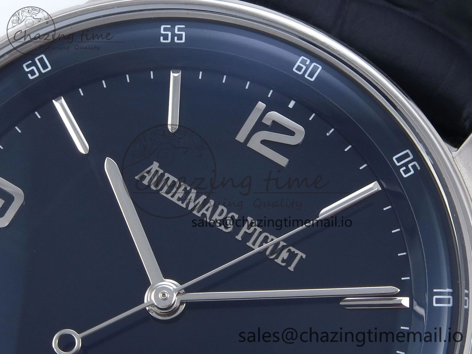 Code 11.59 SS 15210 APSF 1:1 Best Edition Blue Dial on Blue Leather Strap SA4302 Super Clone