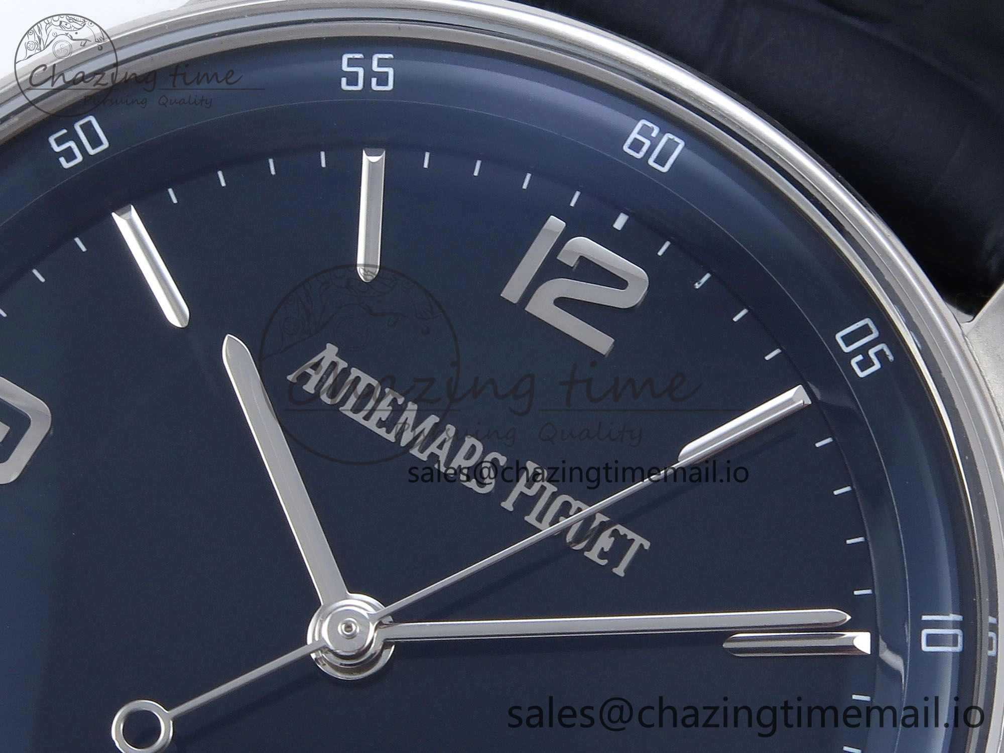 Code 11.59 SS 15210 APSF 1:1 Best Edition Blue Dial on Blue Leather Strap SA4302 Super Clone