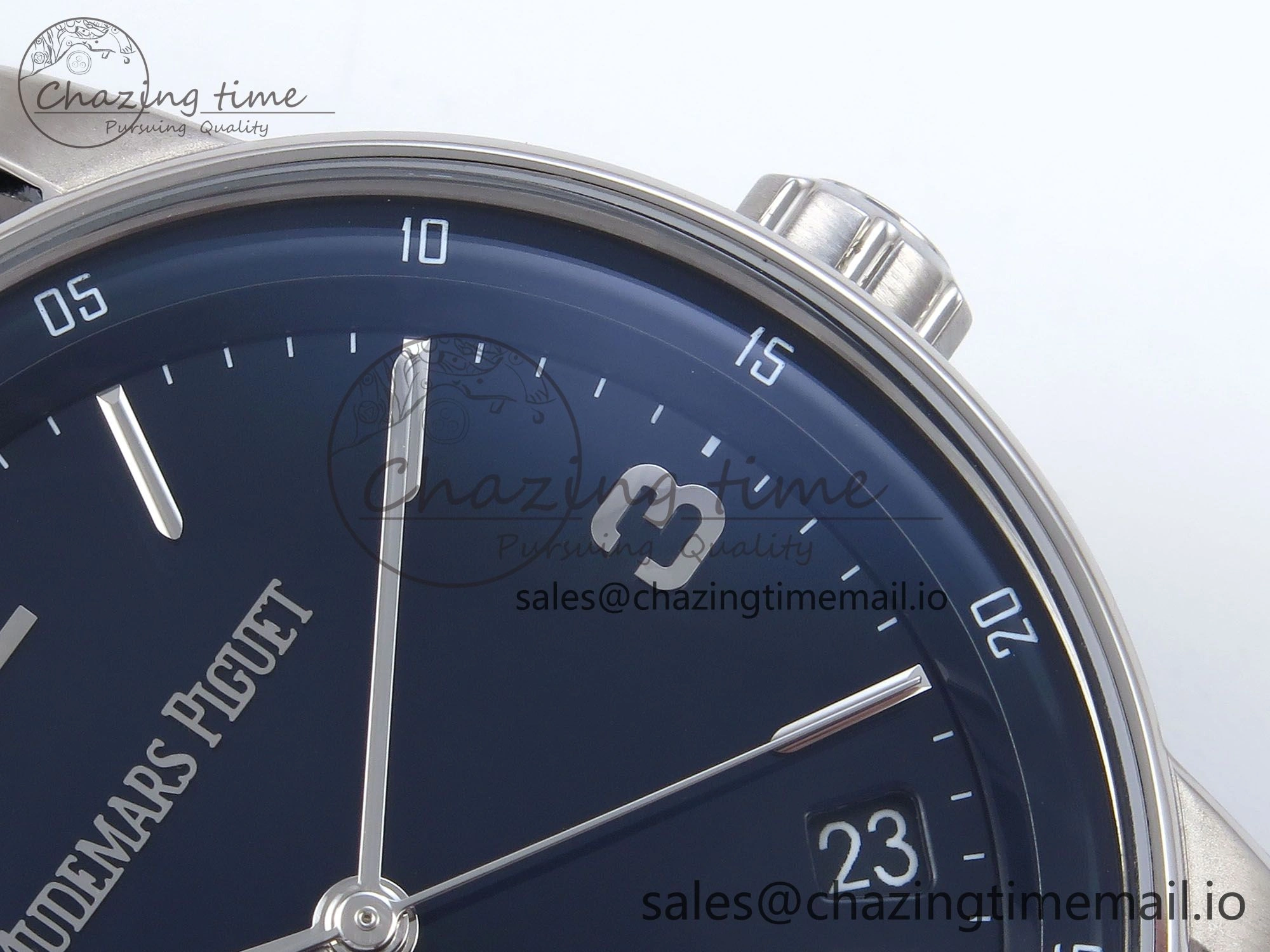 Code 11.59 SS 15210 APSF 1:1 Best Edition Blue Dial on Blue Leather Strap SA4302 Super Clone