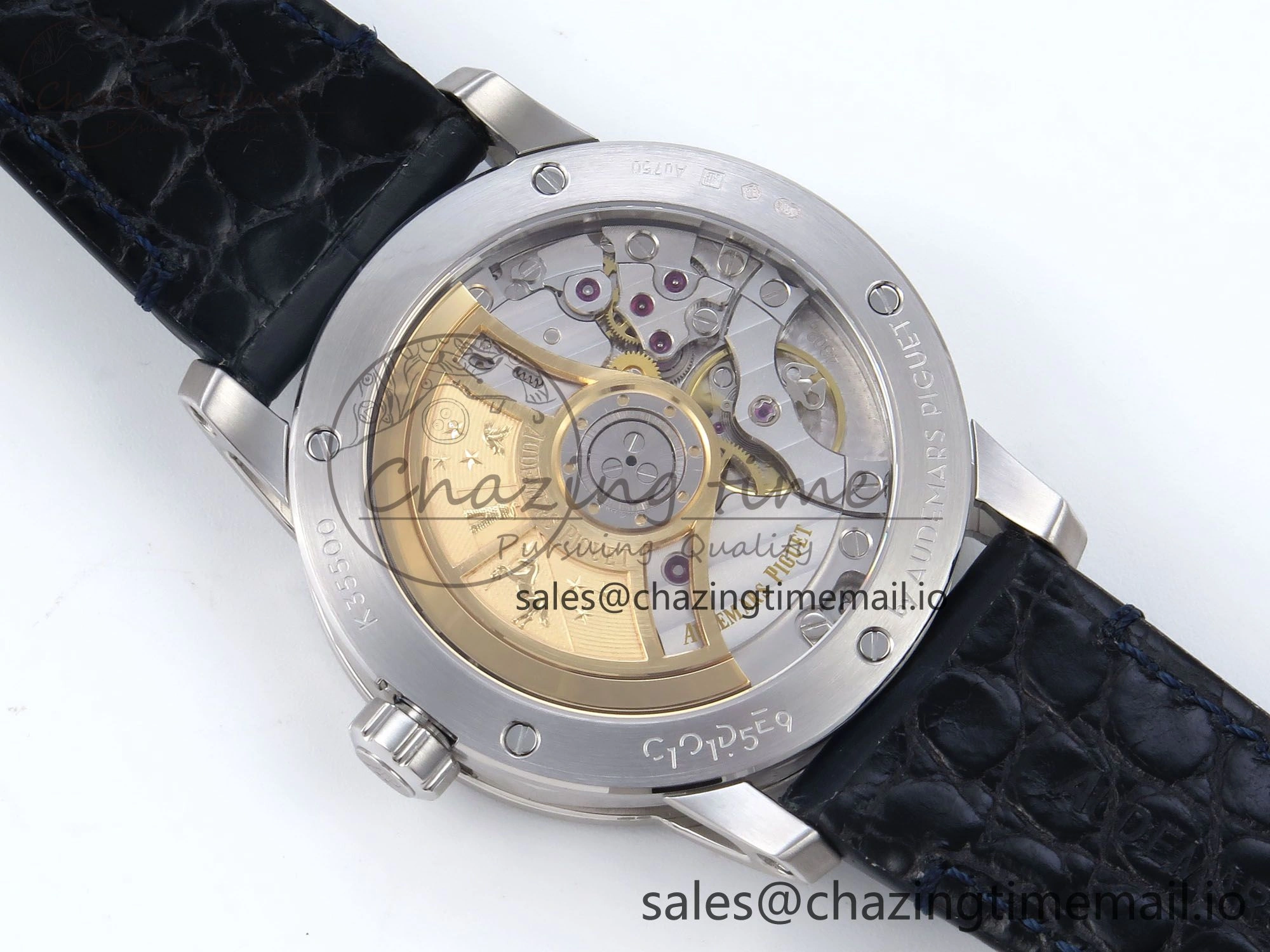 Code 11.59 SS 15210 APSF 1:1 Best Edition Blue Dial on Blue Leather Strap SA4302 Super Clone
