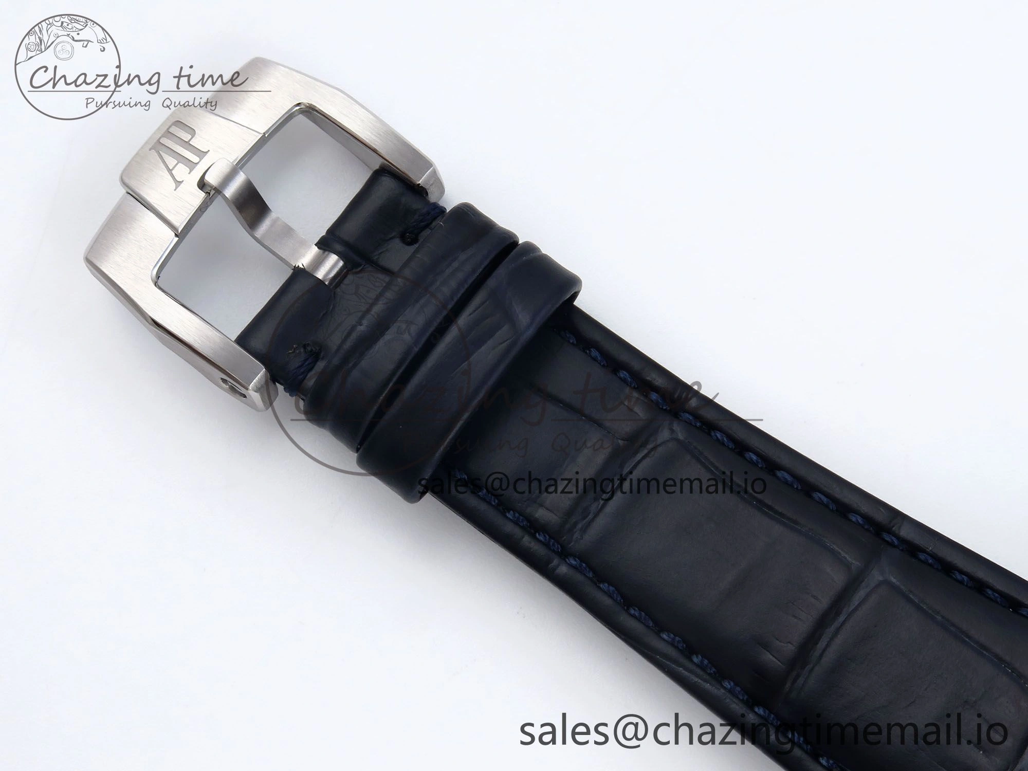 Code 11.59 SS 15210 APSF 1:1 Best Edition Blue Dial on Blue Leather Strap SA4302 Super Clone