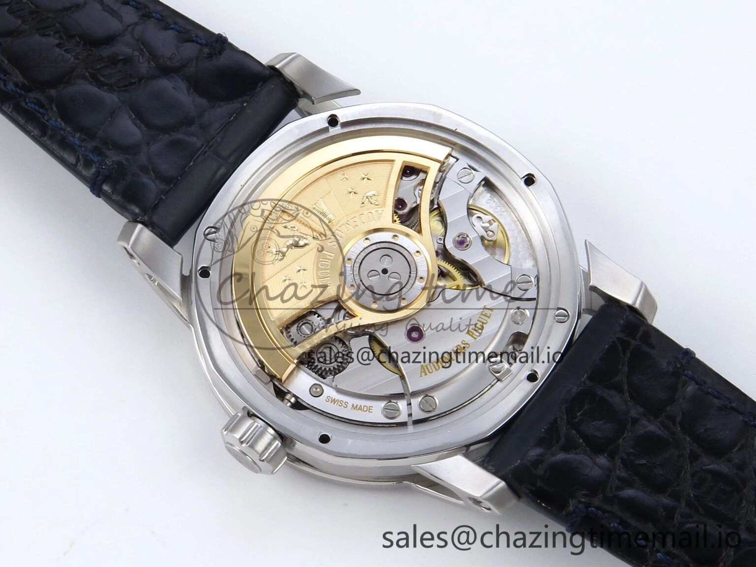 Code 11.59 SS 15210 APSF 1:1 Best Edition Blue Dial on Blue Leather Strap SA4302 Super Clone